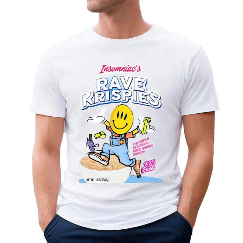 The Super Deligious Wide Awake Snacc Edc Orlando Insommiacs Rave Krispies 2024 Shirt