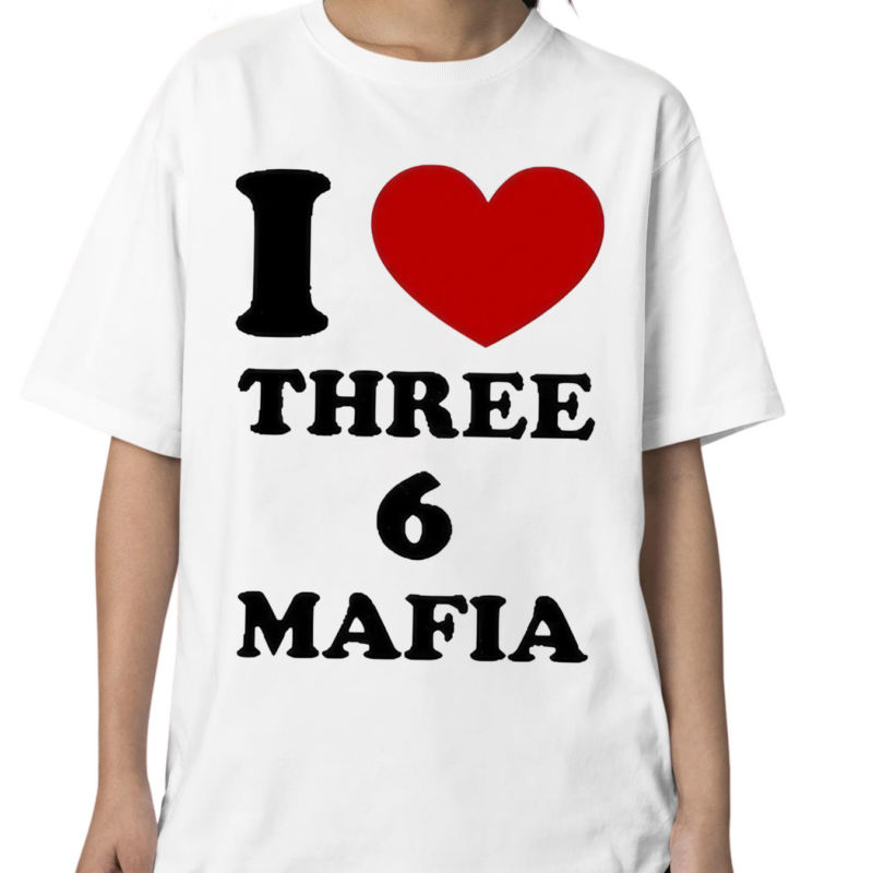 Aja Argento Wearing I Love Three 6 Mafia Shirt