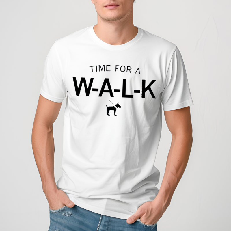 Dog Time for a W-A-L-K Shirt