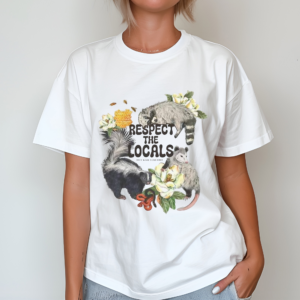 Opossum Possum Skunk Respect Them Locals Shirt