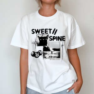 Black Cat Sweet Spine Time Stands Still Shirt