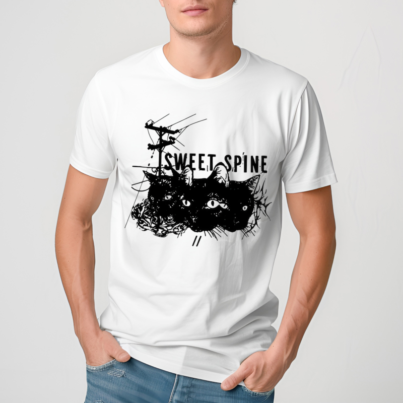 Sweetspine 3 Headed Cat Shirt