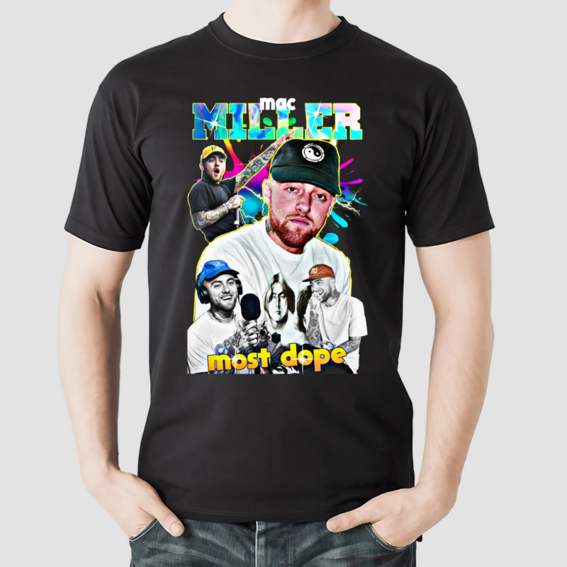 Mac Miller Most Dope Rapper Bootleg Vintage Shirt