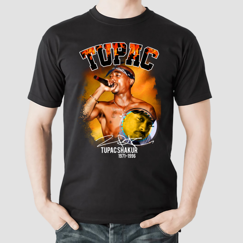 Tupac Shakur 1971 1996 Rapper Bootleg Vintage Shirt