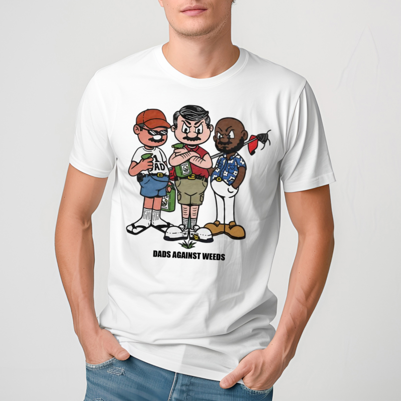 Dads Against Weed Cartoon Shirt