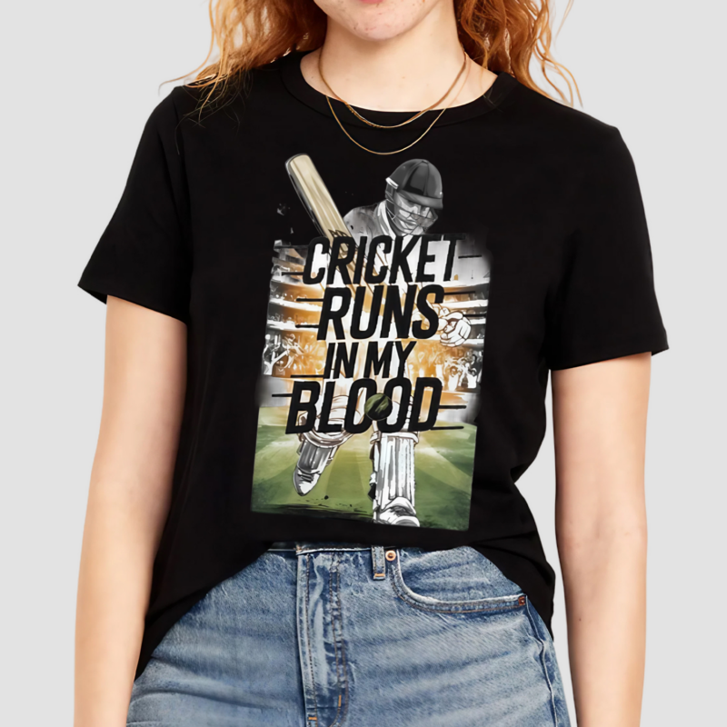 Cricket Runs In My Blood Shirt