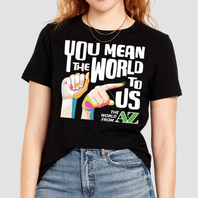 Carl Azuz You Mean The World To Us Shirt