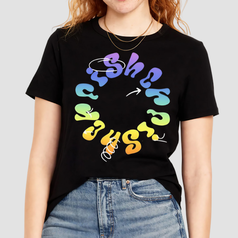 Fisher Black Rainbow Shirt