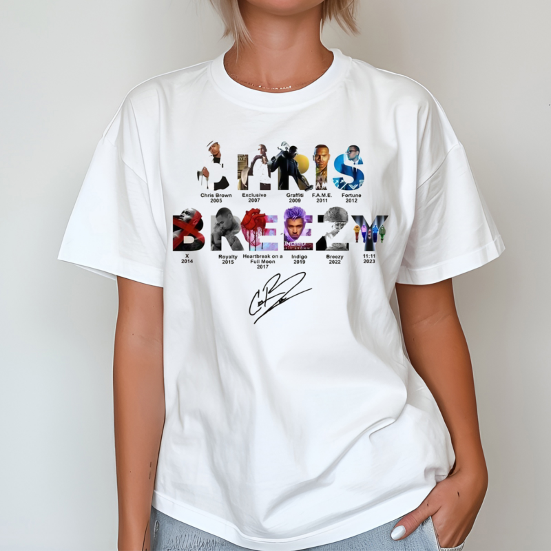 Unique Chris Brown 11 11 Tour 2024 Shirt