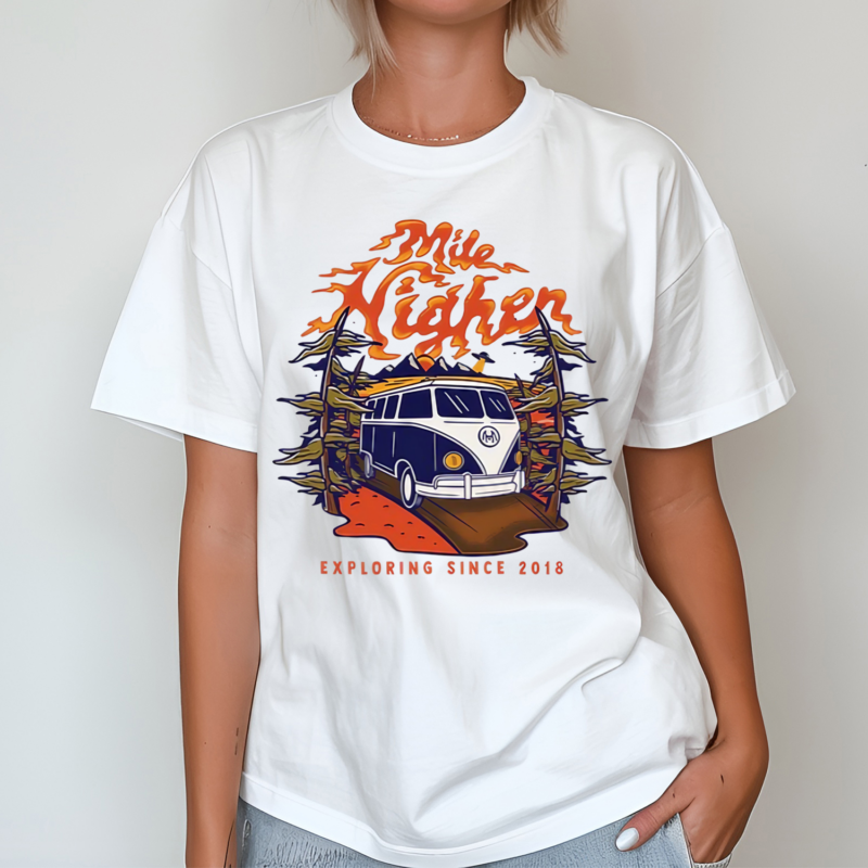 Mile Higher Van Exploring Since 2018 Shirt