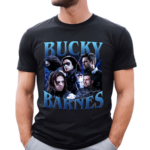 Bucky Barnes Sebastian Stan Vintage Retro 90s Bootleg style Salelogy Shirt