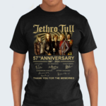 Jethro Tull 57th Anniversary 1967-2024 Thank You For The Memories Shirt