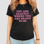 You Are Exactly Where You Are Meant To Be Shirt