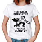 Technical Difficulties Please Stand By Camera Man Shirt