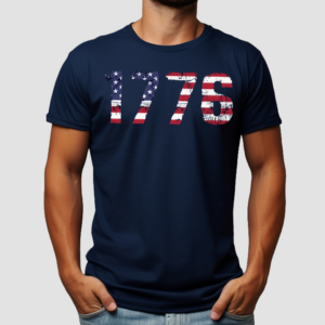 America Flag 1776 USA Fourth of July Shirt