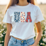 Floral Flower USA Shirt