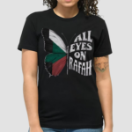 Palestine Butterfly Shirt All Eyes On Rafah Shirt