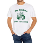 Day Drinking Pain Shrinking Rat Shirt