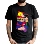 Wonder Women Captain Marvel Kissing LGBT Pride Month 2024 Shirt