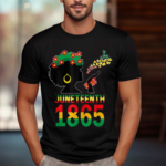 Juneteenth Independence Women Flag 1865 Shirt