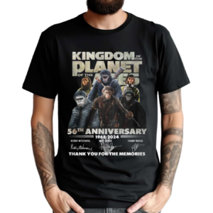 Kingdom Of The Planet Of The Apes 56th Anniversary 1968 2024 Thank You Shirt