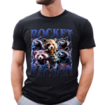 Rocket Raccoon Guardian Of The Galaxy Vintage Retro 90's Bootleg style Salelogy Shirt