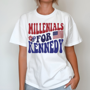 America Flag Millennials For Kennedy Shirt