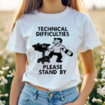 Technical Difficulties Please Stand By Camera Man Shirt