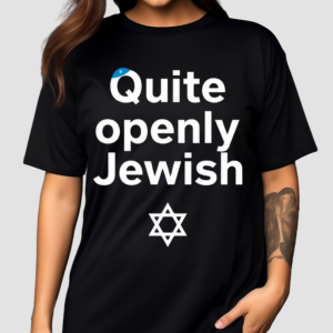 Jonathan Glass Wearing Quite Openly Jewish Shirt