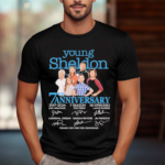 Young Sheldon Big Bang Theory 7th Anniversary 2027 2024 Thank You Shirt