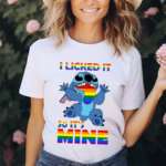 I Licked It So It Is Mine LGBT Lilo Stitch Disney Stitch Pride Month LGBTQ Shirt