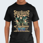 The Moody Blues 60th Anniversary 1964 2024 Thank You For The Memories Signatures Shirt