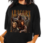 Retro Aragorn Merch Vintage Bootleg Inspired Tee shirt, Graphic Tee Aragorn Vintage T-Shirt, Aragorn Lord of the Rings Shirt