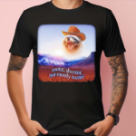 Raccoon Cowboy rootin shootin but mostly tootin Shirt