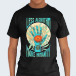 Less Algorithm More Humanity Flower Shirt