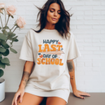 Paper Airplane Happy Last Day Of School Teacher Shirt