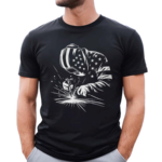 Welder American Flag Usa Patriotic Welding Welder Shirt