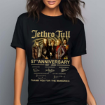 Jethro Tull 57th Anniversary 1967-2024 Thank You For The Memories Shirt