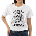 Top Official Leeja Miller Reagan Ruined Everything Shirt