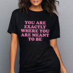 You Are Exactly Where You Are Meant To Be Shirt