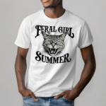 Feral Cat Feral Girl Summer Shirt