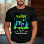 The Munsters 60th Anniversary 1964 2024 Thank You For The Memories Shirt