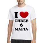 Aja Argento Wearing I Love Three 6 Mafia Shirt