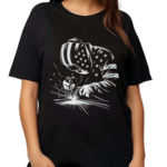 Welder American Flag Usa Patriotic Welding Welder Shirt