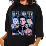 Josh Hutcherson Girl Dinner Vintage Retro 90's Bootleg style Salelogy Shirt