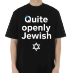 Jonathan Glass Wearing Quite Openly Jewish Shirt