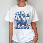 Opossum Feral Girl Summer Shirt