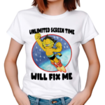 Garfield Unlimited Screen Time Will Fix Me Shirt