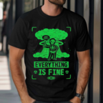 Skeleton Okey Dokey Everything Is Fine Fallout Shirt