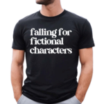 Nakuul Mehta Wearing Falling For Fictional Characters Shirt